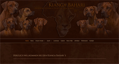 Desktop Screenshot of kianga-bahari.de